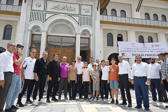 15 TEMMUZ ŞEHİTLERİ RUHUNA MEVLİDİ ŞERİF OKUTULDU