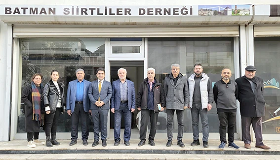 BATMAN SİİRTLİLER DERNEĞİNE İL SİVİL TOPLUMLA İLİŞKİLER MÜDÜRLÜĞÜNDEN ZİYARET