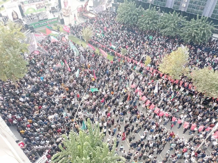 BATMANLILAR GAZZE’YE DESTEK İÇİN BULUŞTU