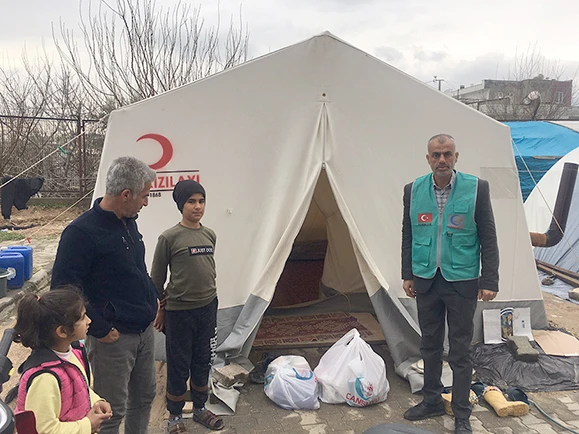 CANSUYU DEPREM BÖLGESİNDE YARDIMLARINA DEVAM EDİYOR