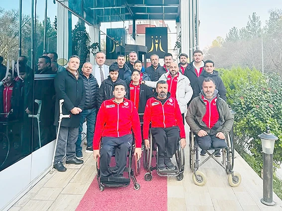 ENGELLİLER SPOR KULÜBÜ'NE MEZOPOTAMYA OTEL'DEN JEST