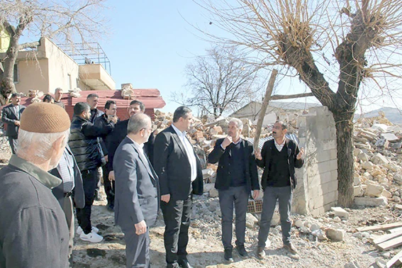 MİLLETVEKİLİ RAMANLI’DAN DEPREMZEDELERE ZİYARET