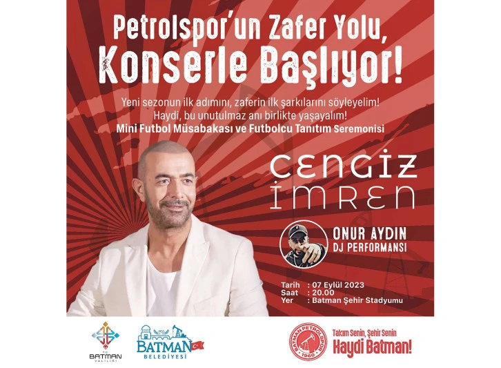 PETROLSPOR SEZONA KONSERLE BAŞLIYOR