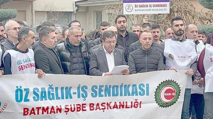 SAĞLIK ÇALIŞANLARINDAN ‘DARP’ TEPKİSİ