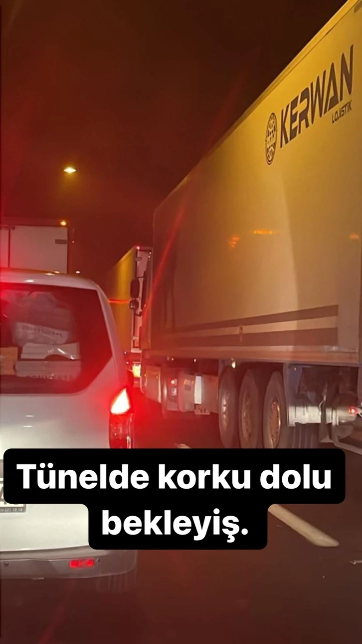 Tünelde korku dolu bekleyiş.