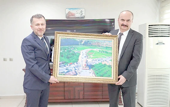 VALİ CANALP, BÖLGE MÜDÜRÜ AKSOY’U KABUL ETTİ