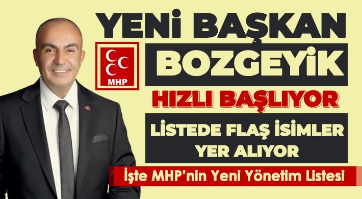 Yeni Başkan Bozgeyik Hızlı Başlıyor