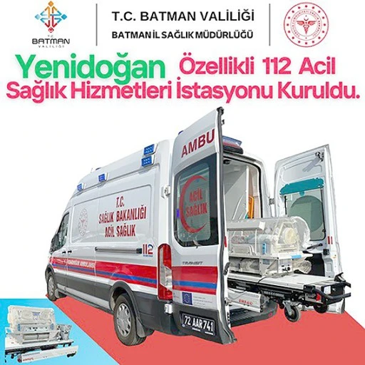 112 ACİL, YENİDOĞAN AMBULANSLARI İLE ALTYAPISINI GÜÇLENDİRİYOR