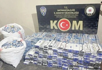 18 BİN PAKET KAÇAK SİGARA YAKALANDI