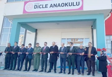 6 DERSLİKLİ ANAOKULU AÇILDI