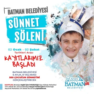 BÜYÜK SÜNNET ŞÖLENİ BAŞLIYOR