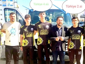 ENES ÇAKAR, TÜRKİYE İKİNCİSİ OLDU