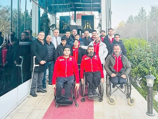 ENGELLİLER SPOR KULÜBÜ'NE MEZOPOTAMYA OTEL'DEN JEST