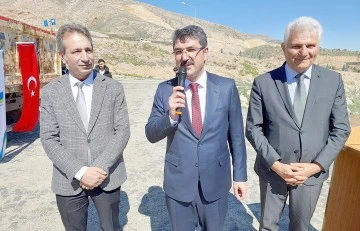 HASANKEYF’TE DOĞALGAZ TEMEL ATMA TÖRENİ YAPILDI