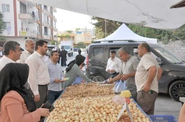 HÜDA PAR’DAN PAZARCI ESNAFINA ZİYARET