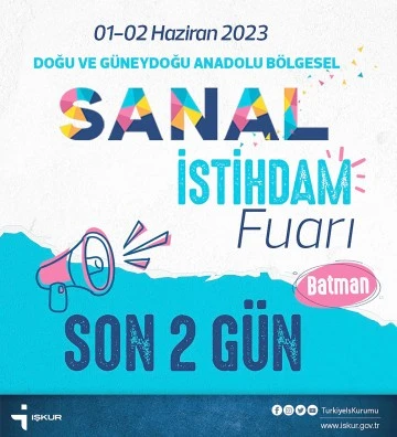 İŞKUR SANAL İSTİHDAM FUARI BAŞLADI