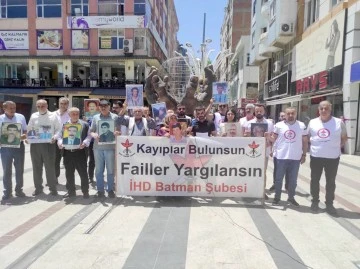 KAYIP YAKINLARINDAN 587. HAFTA EYLEMİ