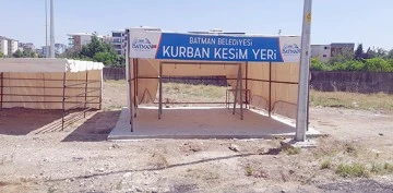 KURBAN KESİM YERLERİ BAYRAMA HAZIR