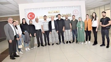 MÜDÜR KURTARAN, GÖREVE BAŞLAYAN PERSONELLE BİR ARAYA GELDİ