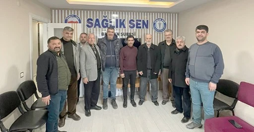 SAADET’TEN SAĞLIK-SEN’E ZİYARET