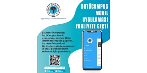 BATÜ CAMPUS MOBİL UYGULAMASI FAALİYETTE