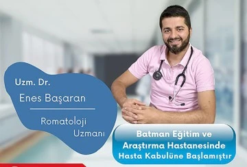 ROMATOLOJİ UZMANI GÖREVE BAŞLADI