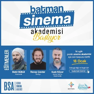 SİNEMA AKADEMİSİ BAŞVURULARI DEVAM EDİYOR