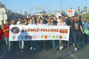 STK’LAR ÖLÜM YOLUNDA EYLEM YAPTI