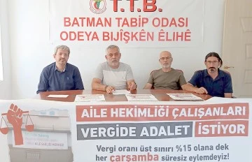 “VERGİ TOPLANIRKEN ADALET İSTİYORUZ”